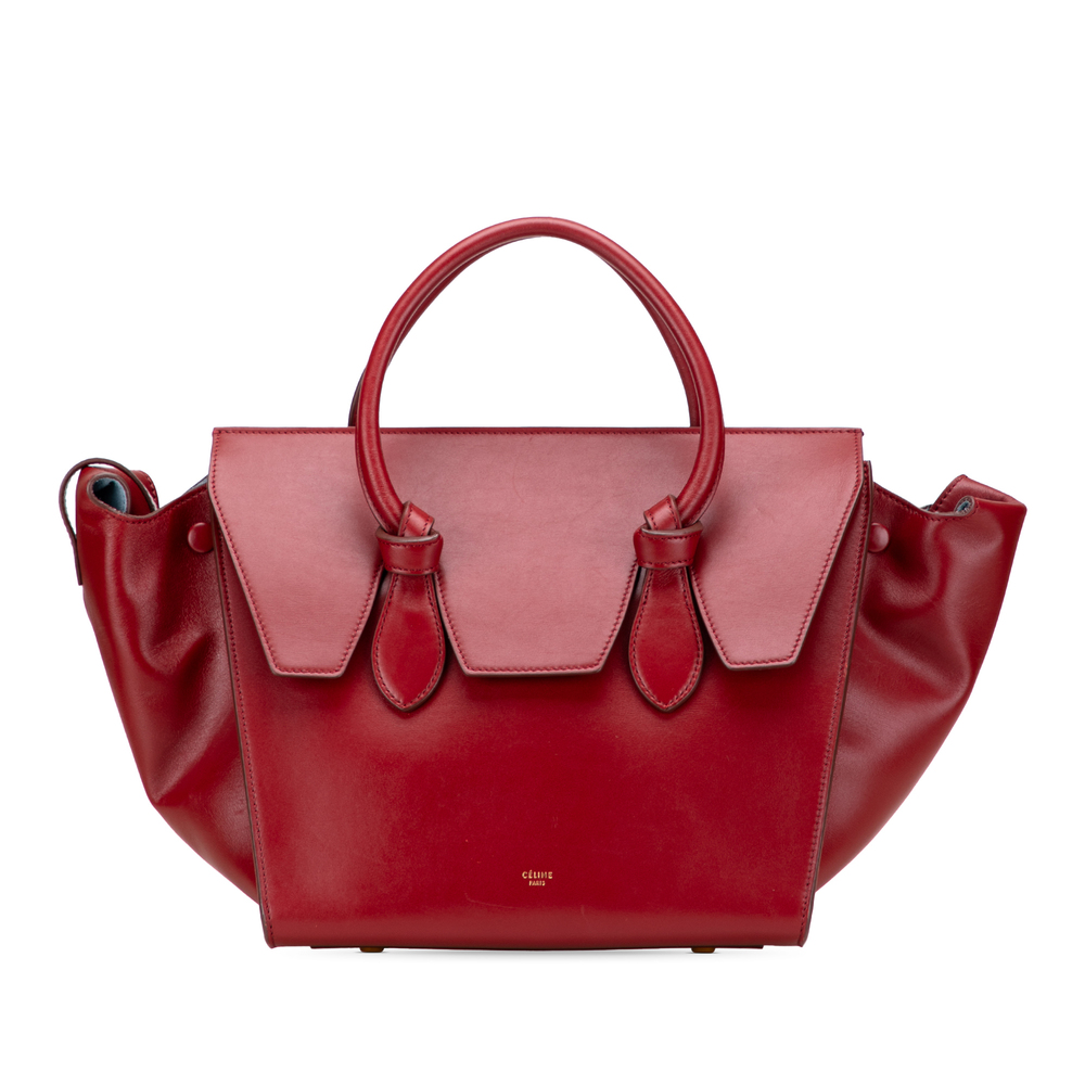 Pre-Loved Celine Small Leather Tie Tote